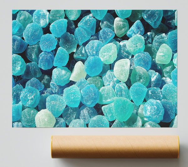 Blue Jelly Print