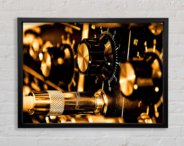 Controls Framed Print