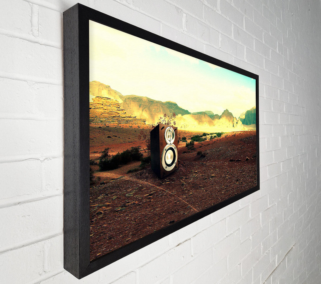  A Canvas Print of Speaker Art Canvas Print