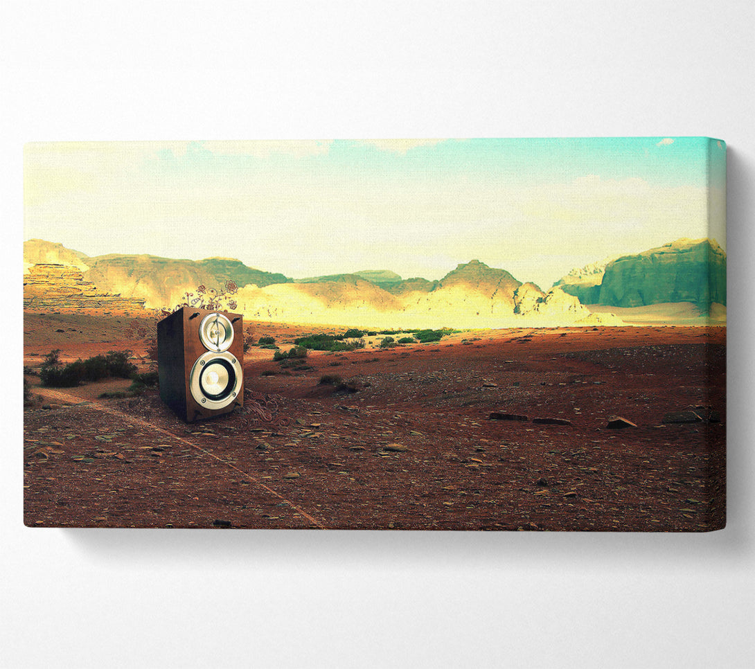  A Canvas Print of Speaker Art Canvas Print