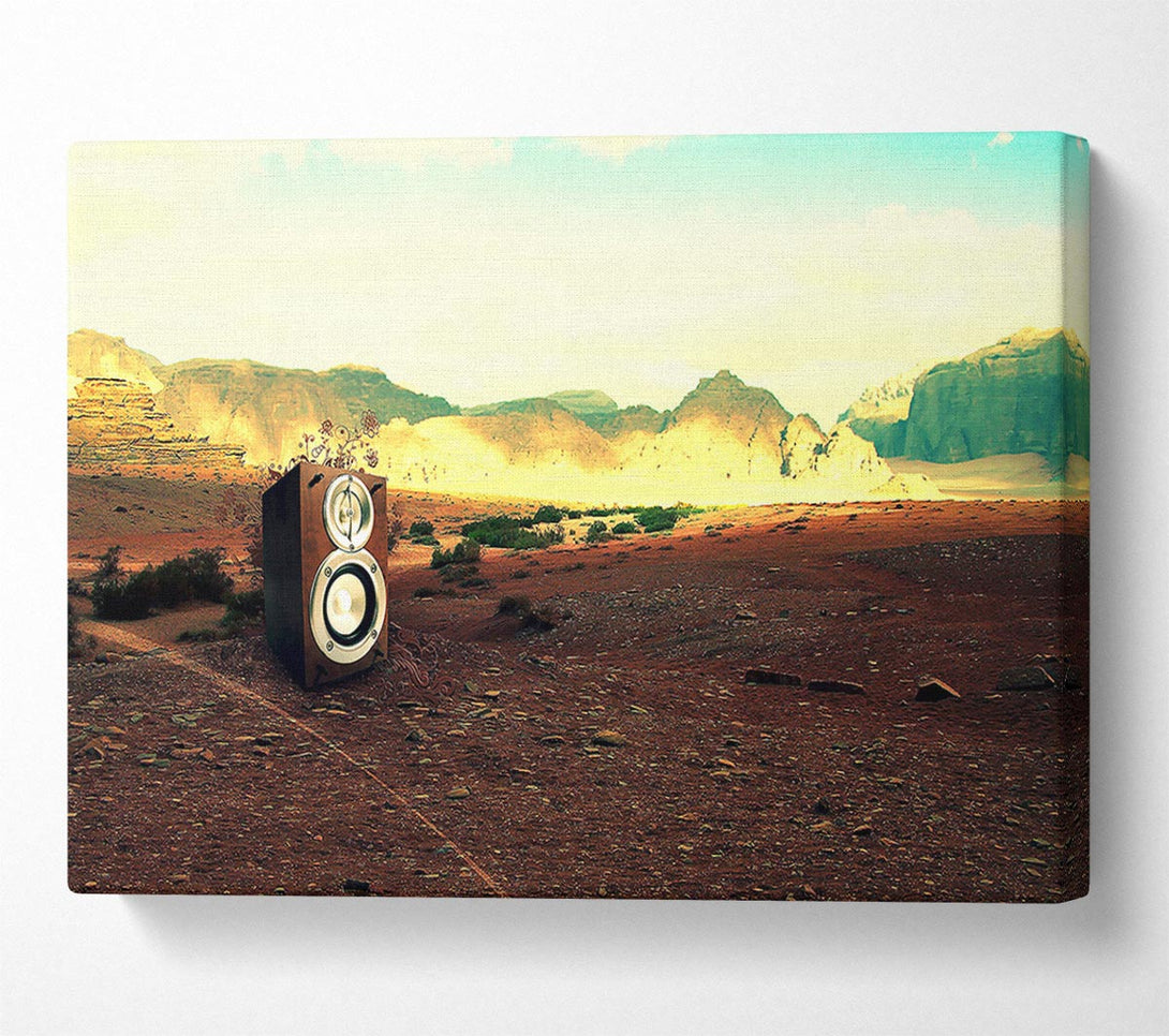  A Canvas Print of Speaker Art Canvas Print
