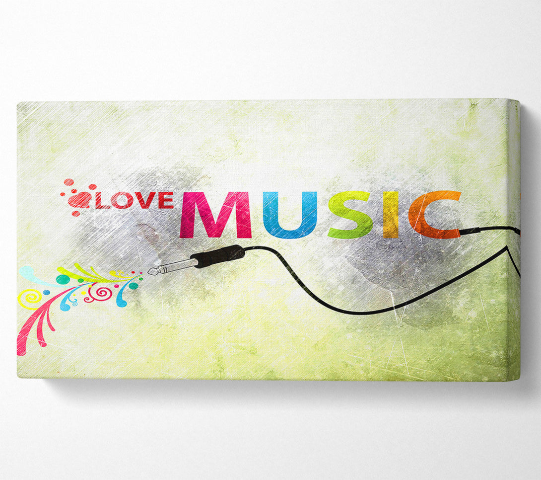  A Canvas Print of Love Music Canvas Wall Art