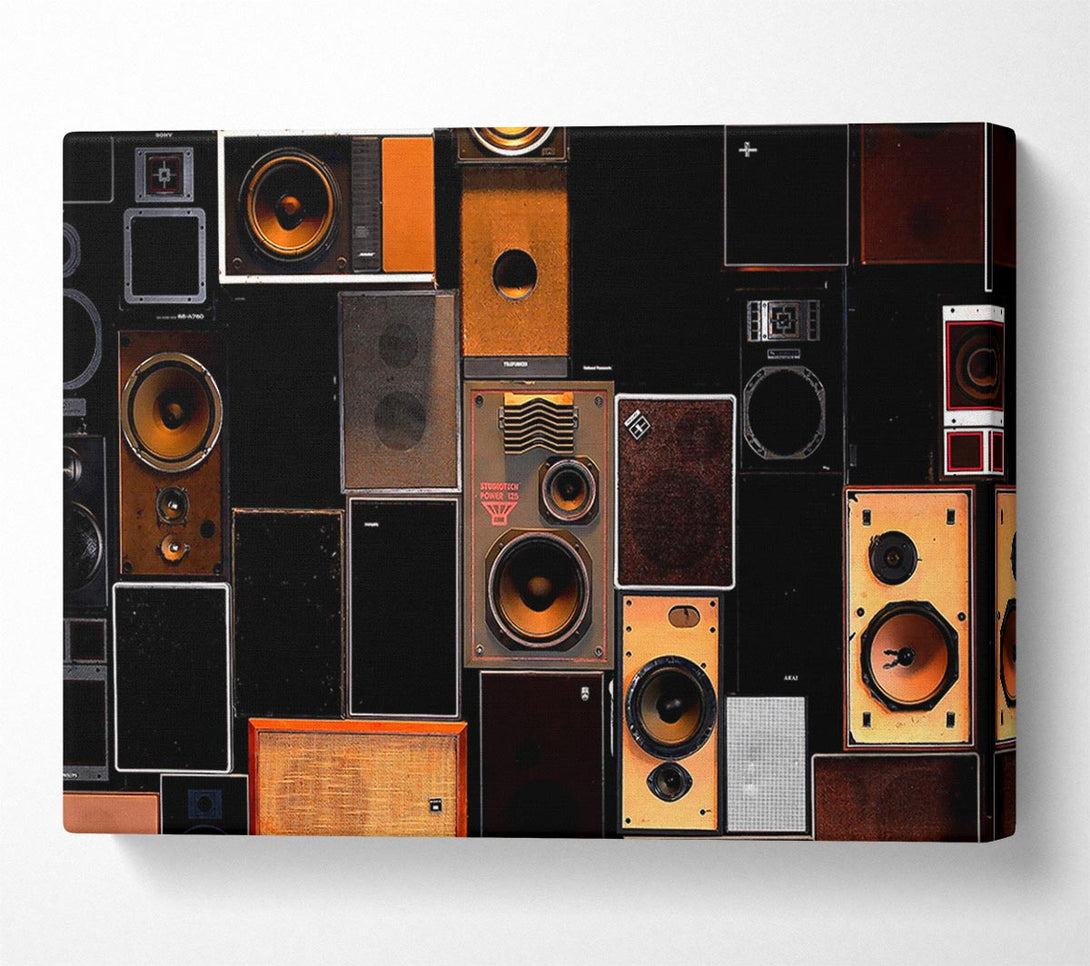  A Canvas Print of Speakers Galour Canvas Wall Art