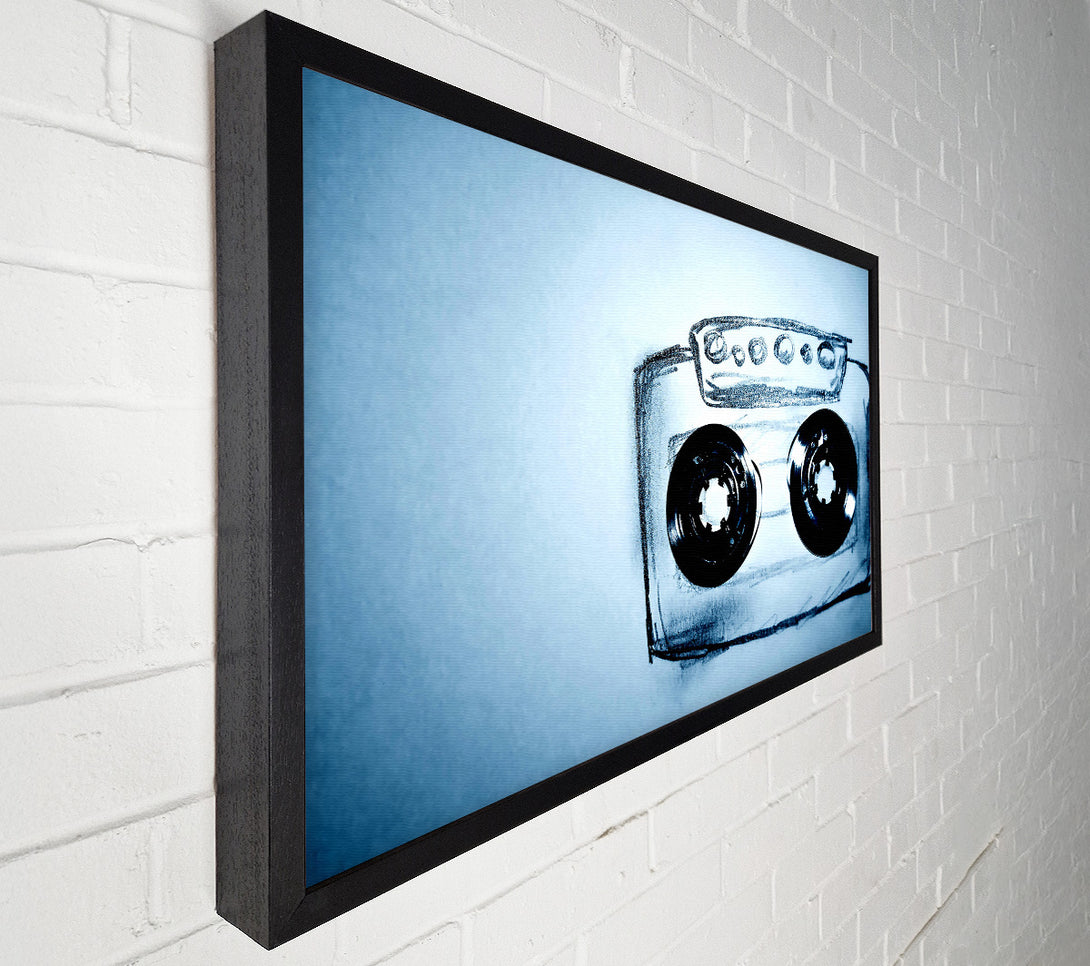  A Canvas Print of Cassette Tape Drawing Canvas Art