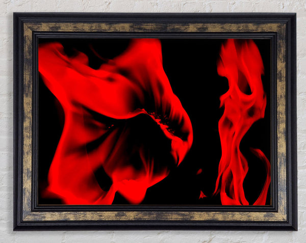 Fire Flames Framed Print