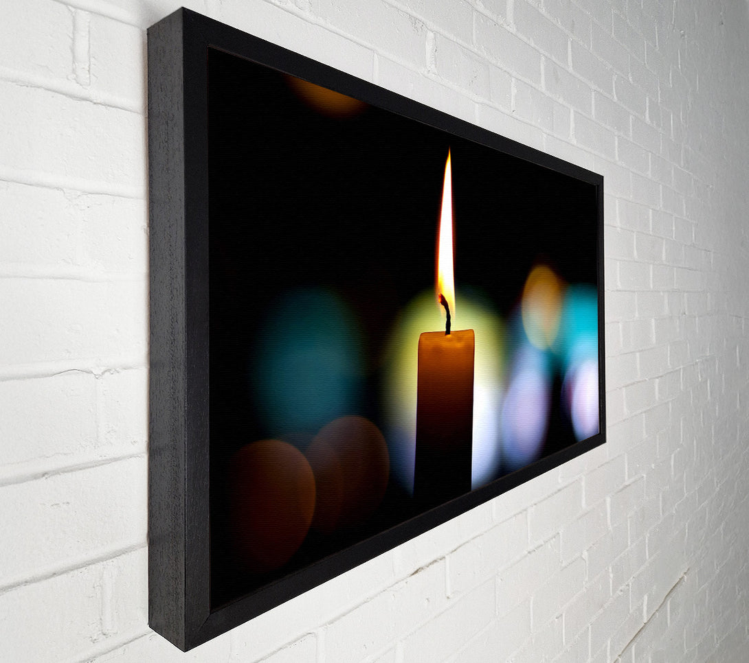  A Canvas Print of Candle Flame Canvas Art