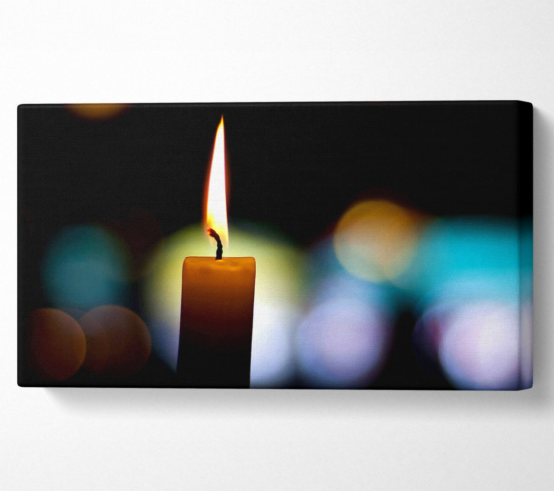  A Canvas Print of Candle Flame Canvas Art