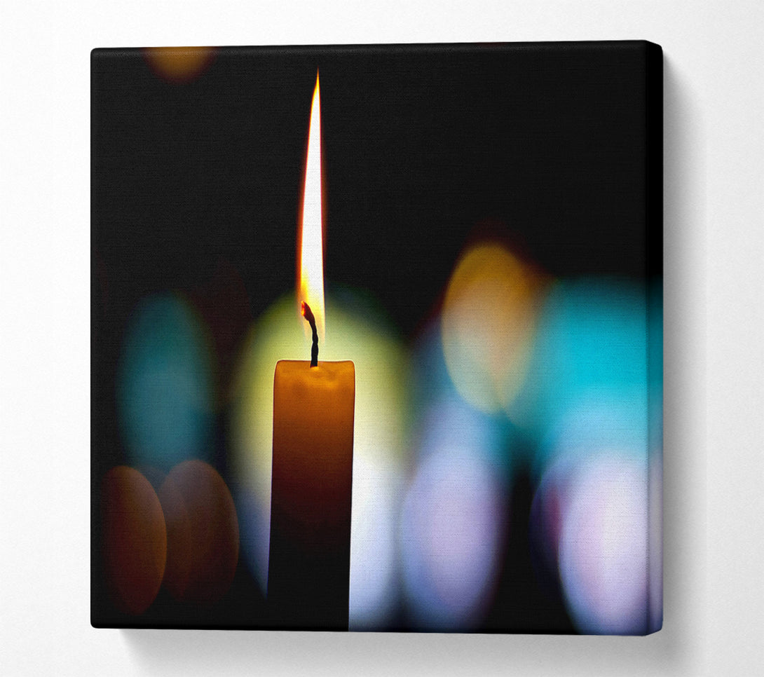 A Canvas Print of Candle Flame Canvas Art