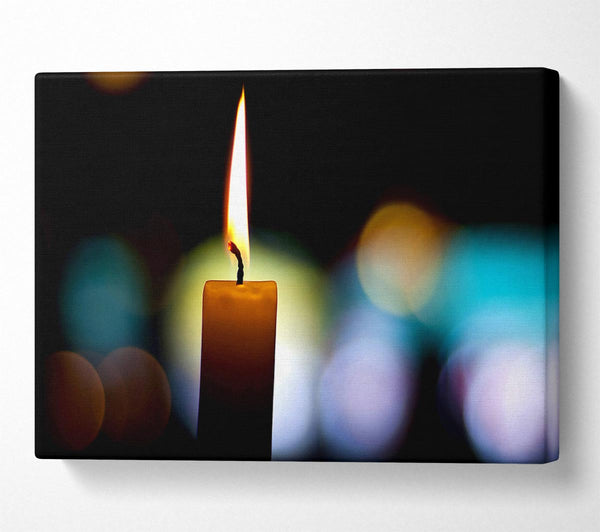  A Canvas Print of Candle Flame Canvas Art