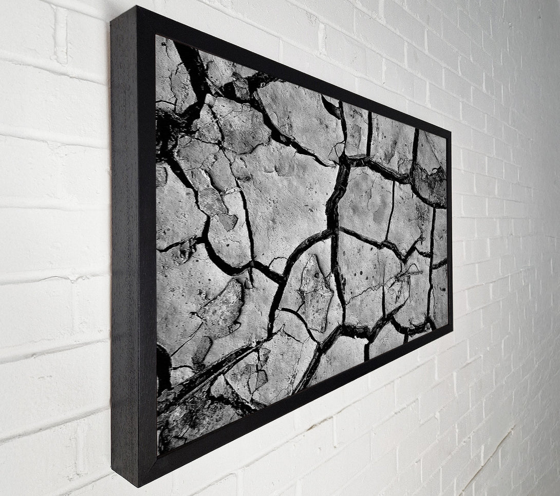  A Canvas Print of Cracked Mud Canvas Print