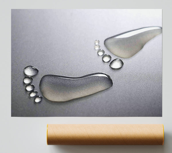 Water Footprints Poster