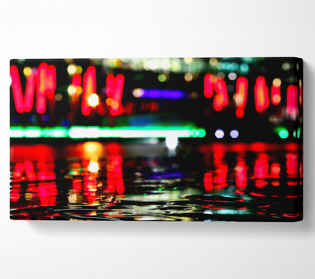  A Canvas Print of Dublin Docklands Ireland Reflections Canvas Art
