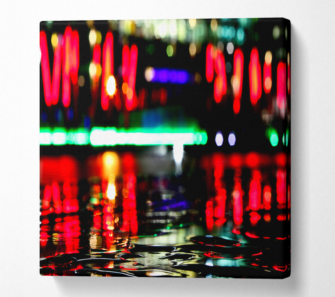  A Canvas Print of Dublin Docklands Ireland Reflections Canvas Art