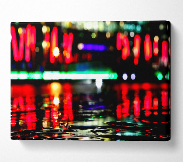  A Canvas Print of Dublin Docklands Ireland Reflections Canvas Art