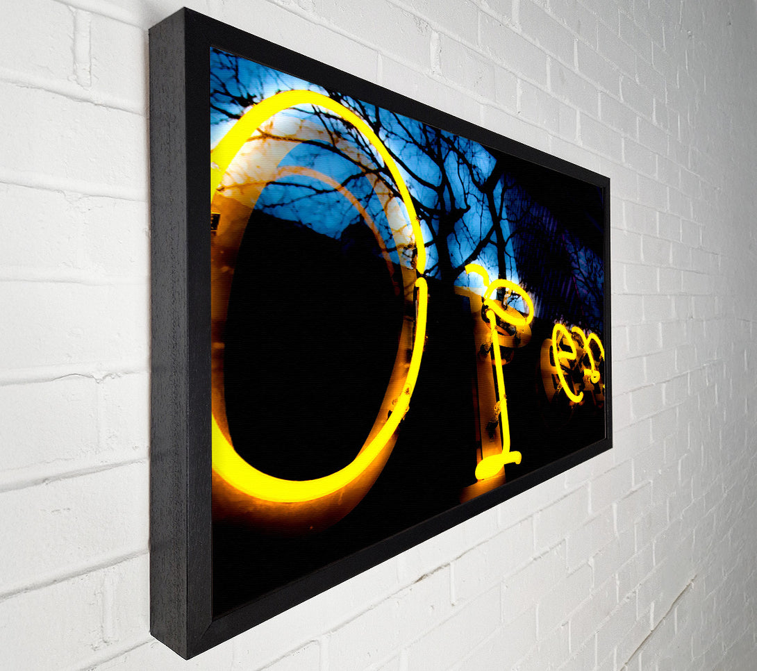  A Canvas Print of Open Blur Canvas Wall Art