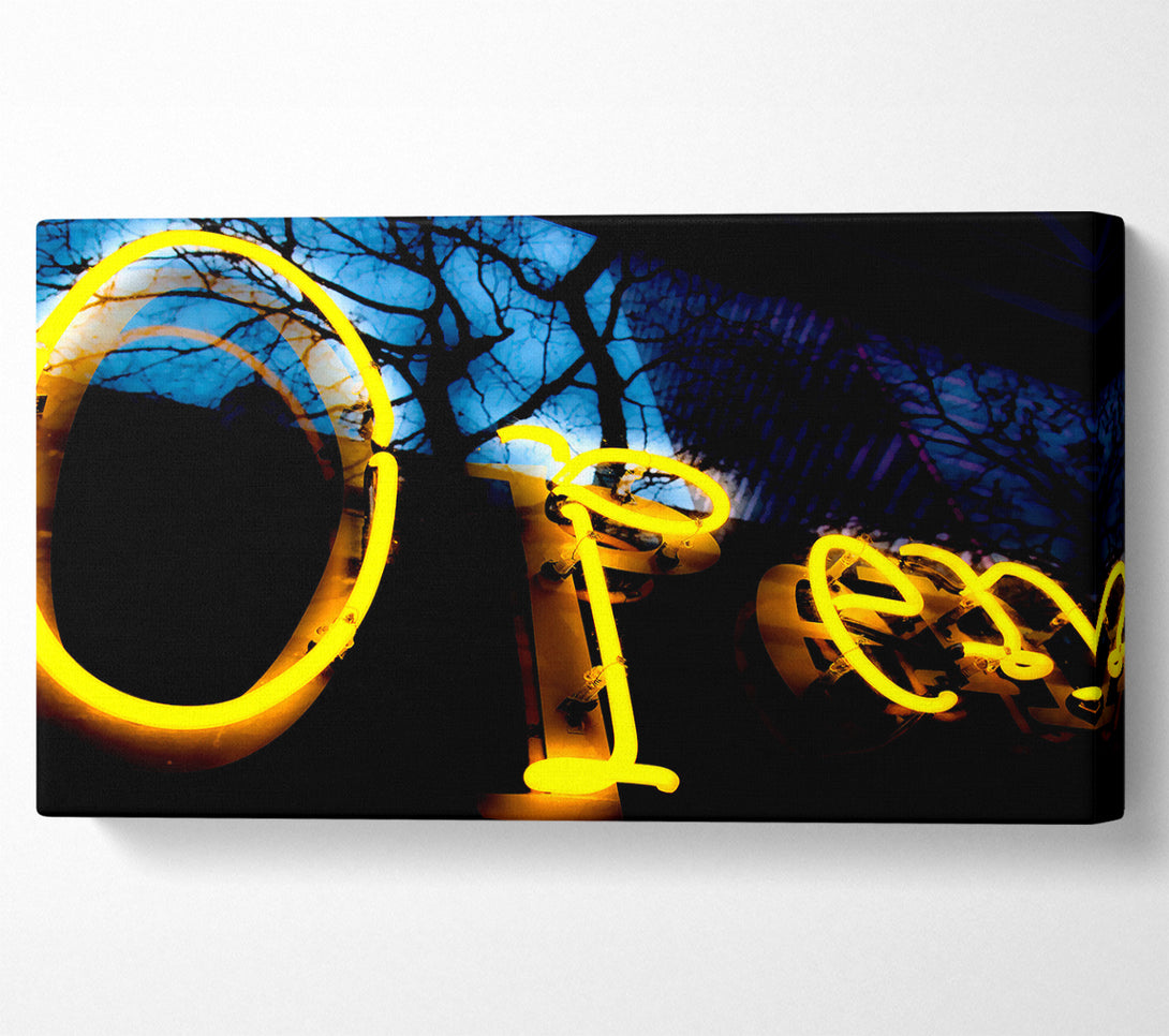  A Canvas Print of Open Blur Canvas Wall Art