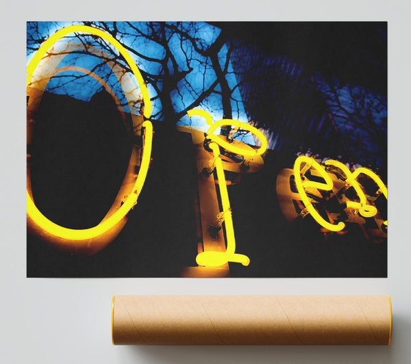 Open Blur Giclee Print