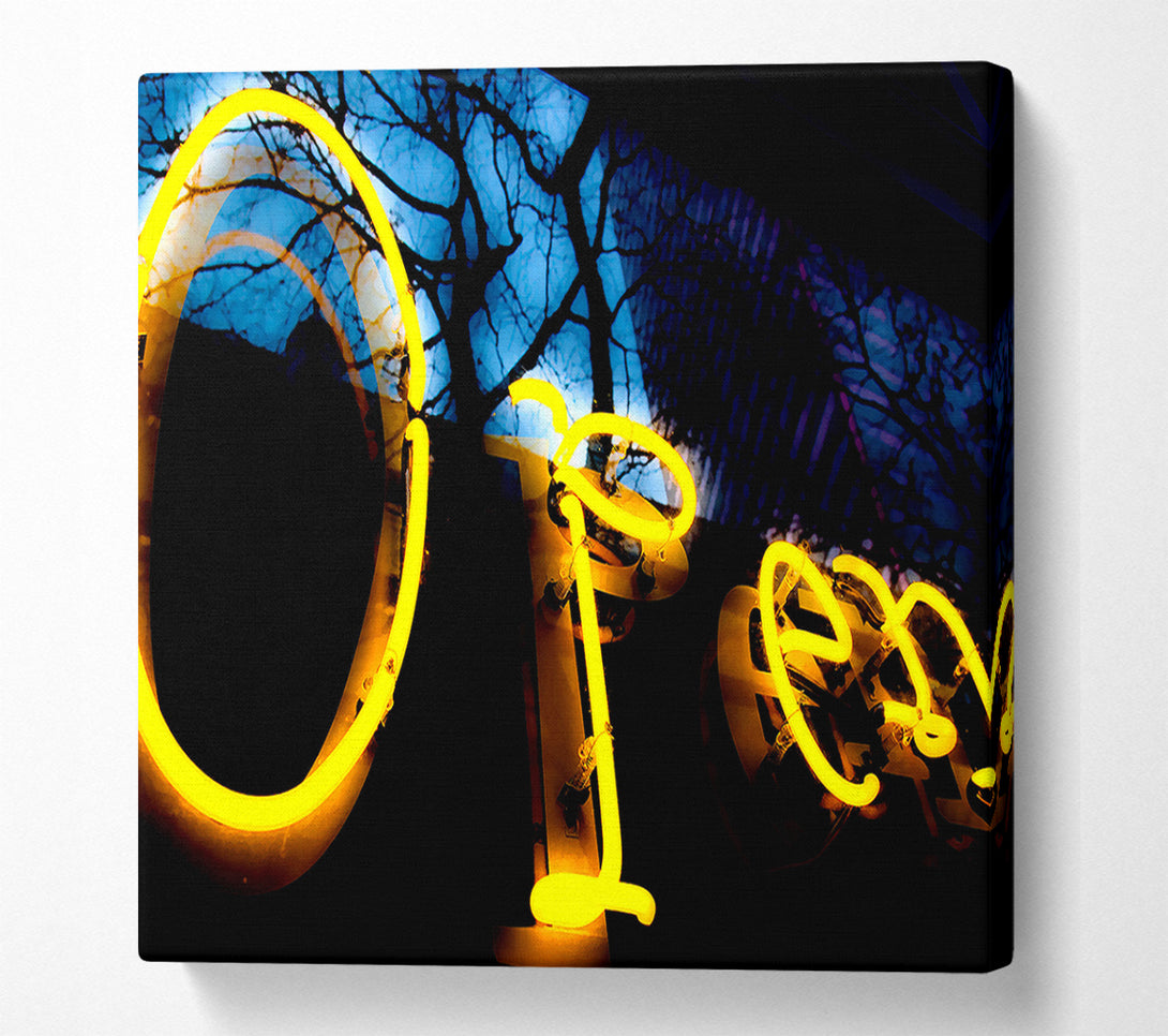  A Canvas Print of Open Blur Canvas Wall Art