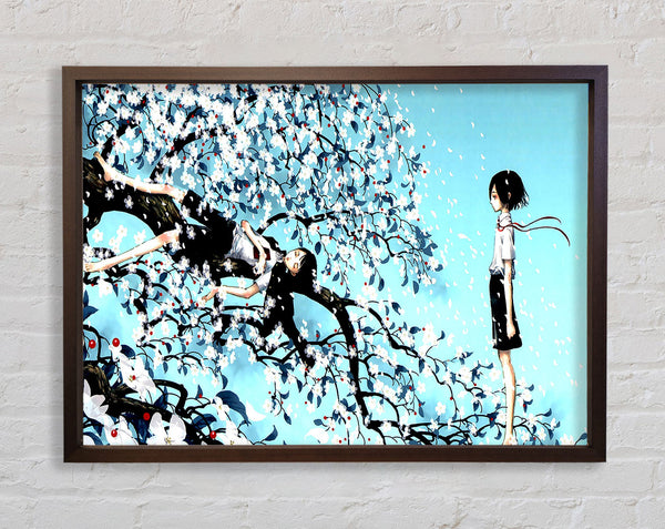 Blowing Wind Framed Print