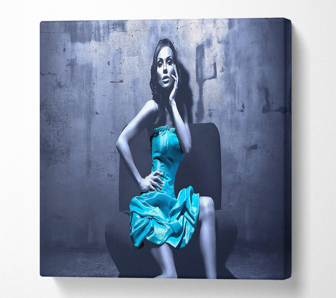  A Canvas Print of Model Canvas Print