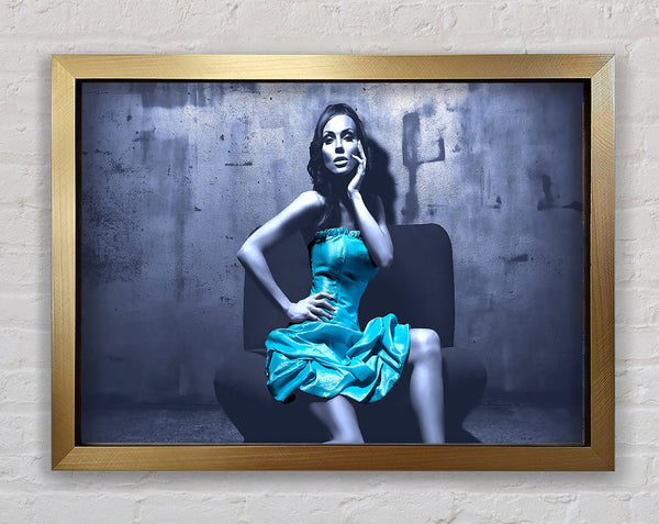 Model Framed Print