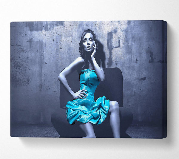  A Canvas Print of Model Canvas Print