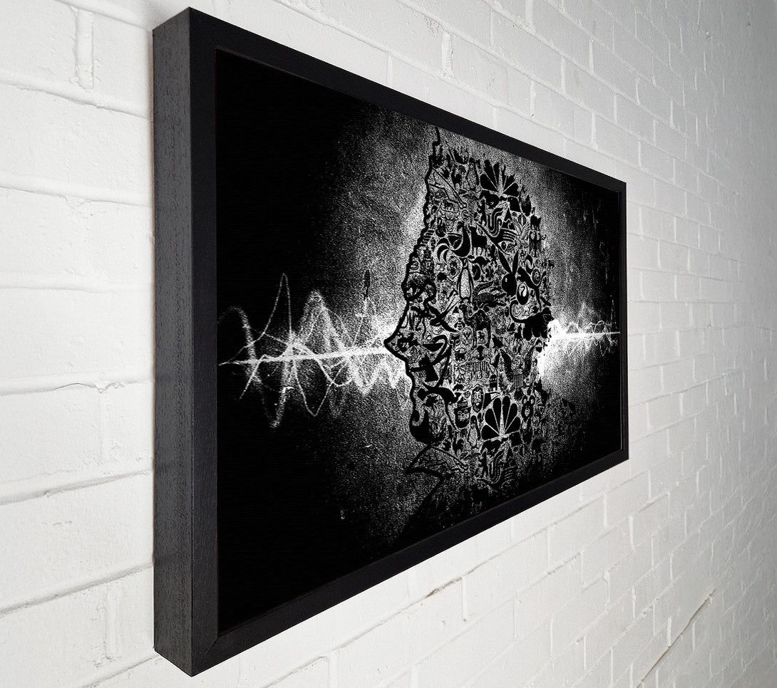  A Canvas Print of Tick Design Man Canvas Art