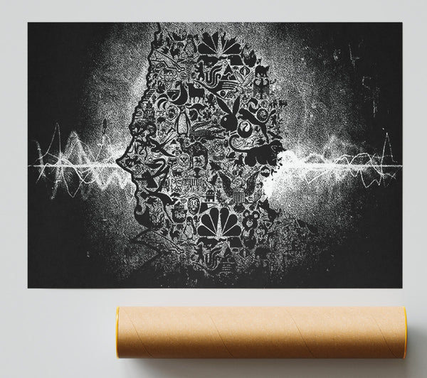 Tick Design Man Poster