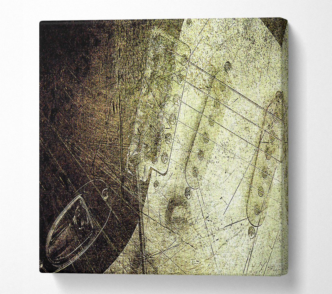  A Canvas Print of Vintage Texture Canvas Print