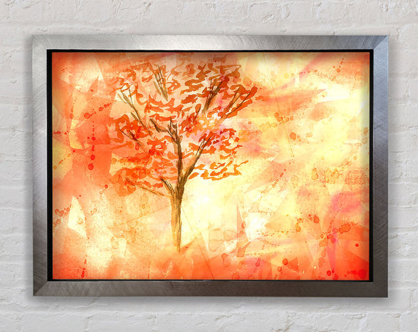 Fall In October Framed Print