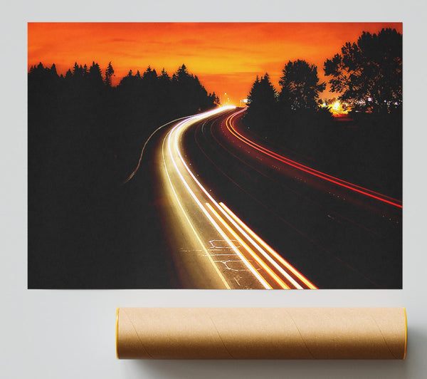 Interstate Highway Poster