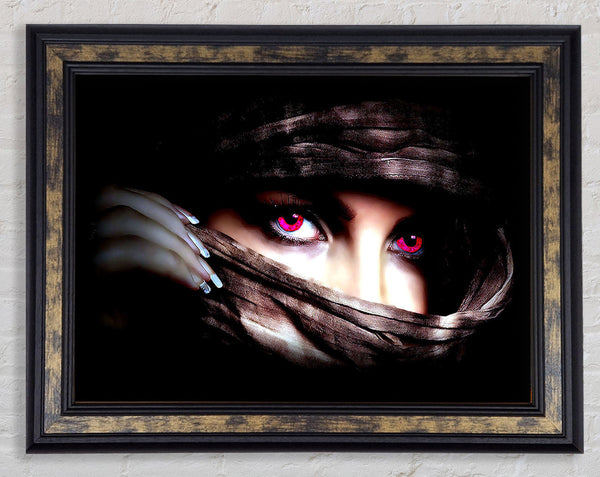 Legend Eyes Framed Print