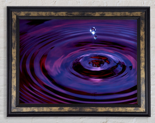 Abstract Drop Framed Print