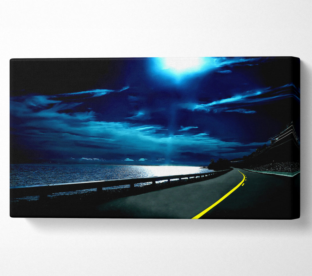  A Canvas Print of Highway Nights Canvas Wall Art