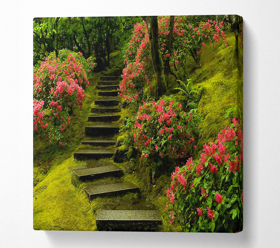 A Canvas Print of Japanese Garden Washington Park Canvas Art