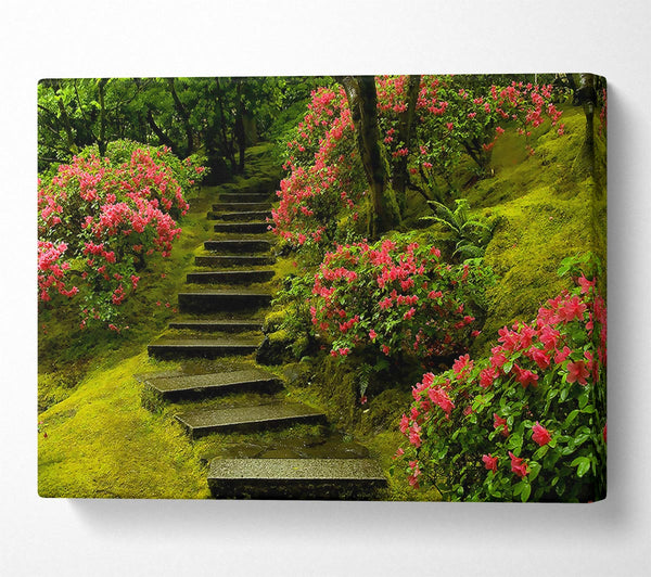  A Canvas Print of Japanese Garden Washington Park Canvas Art
