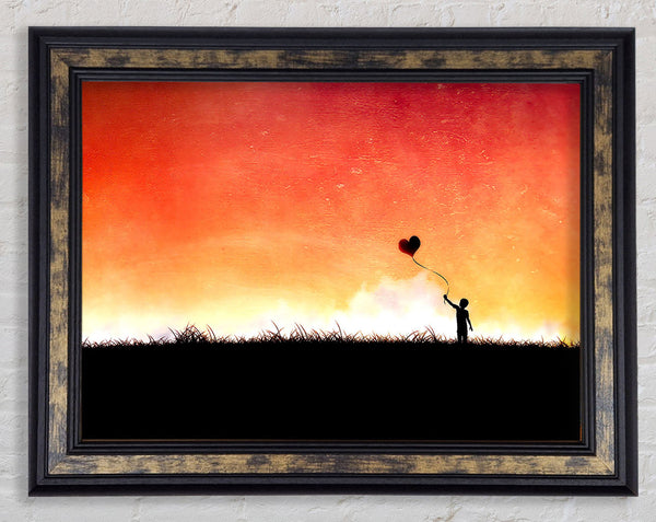 Feel My Love Framed Print