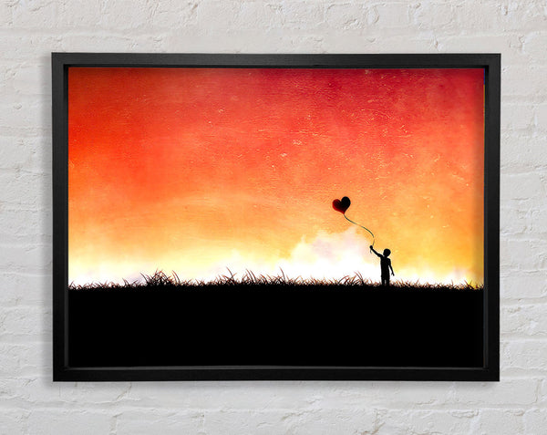 Feel My Love Framed Print