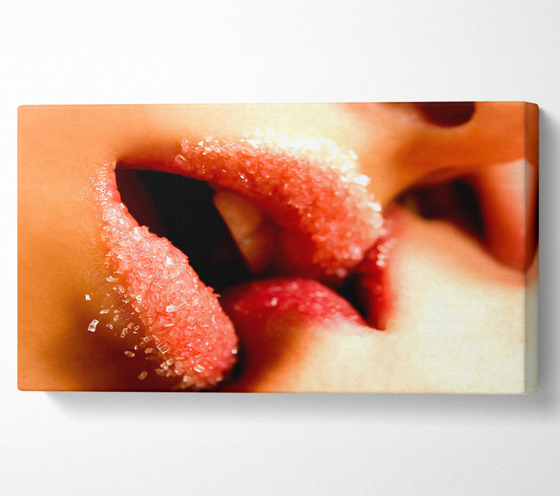  A Canvas Print of Sugar Lips Canvas Print