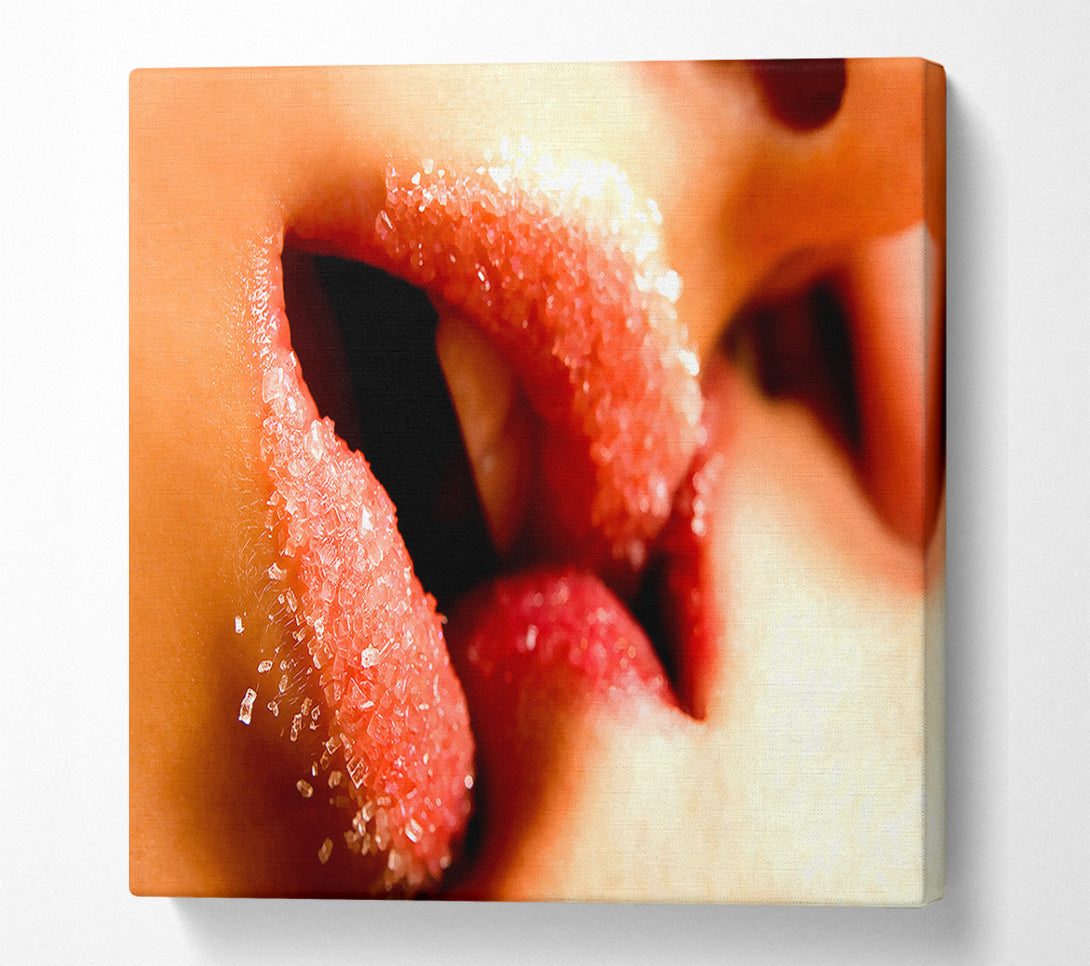  A Canvas Print of Sugar Lips Canvas Print