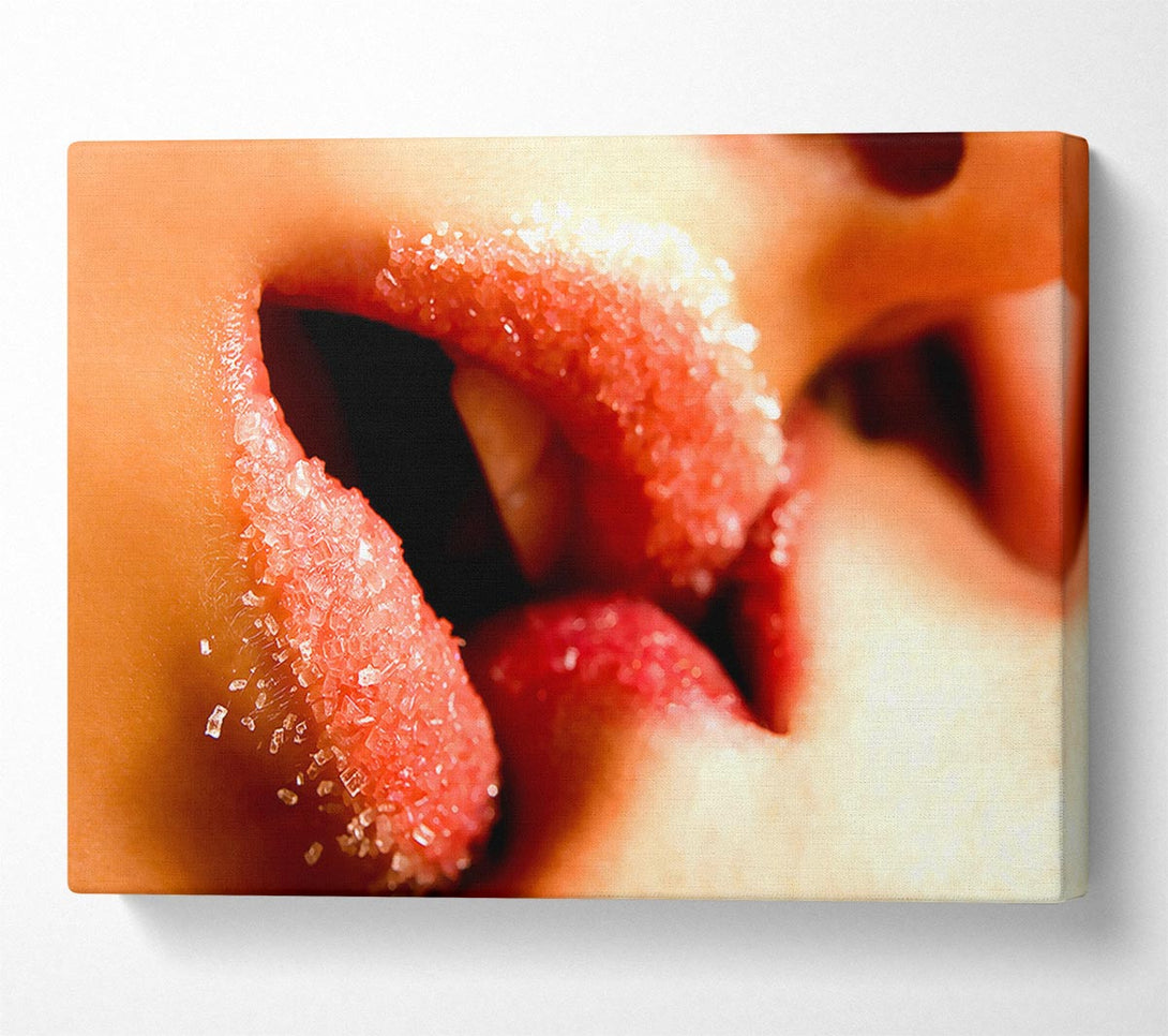  A Canvas Print of Sugar Lips Canvas Print