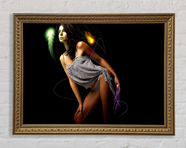 Fantasy Winged Girl Framed Print