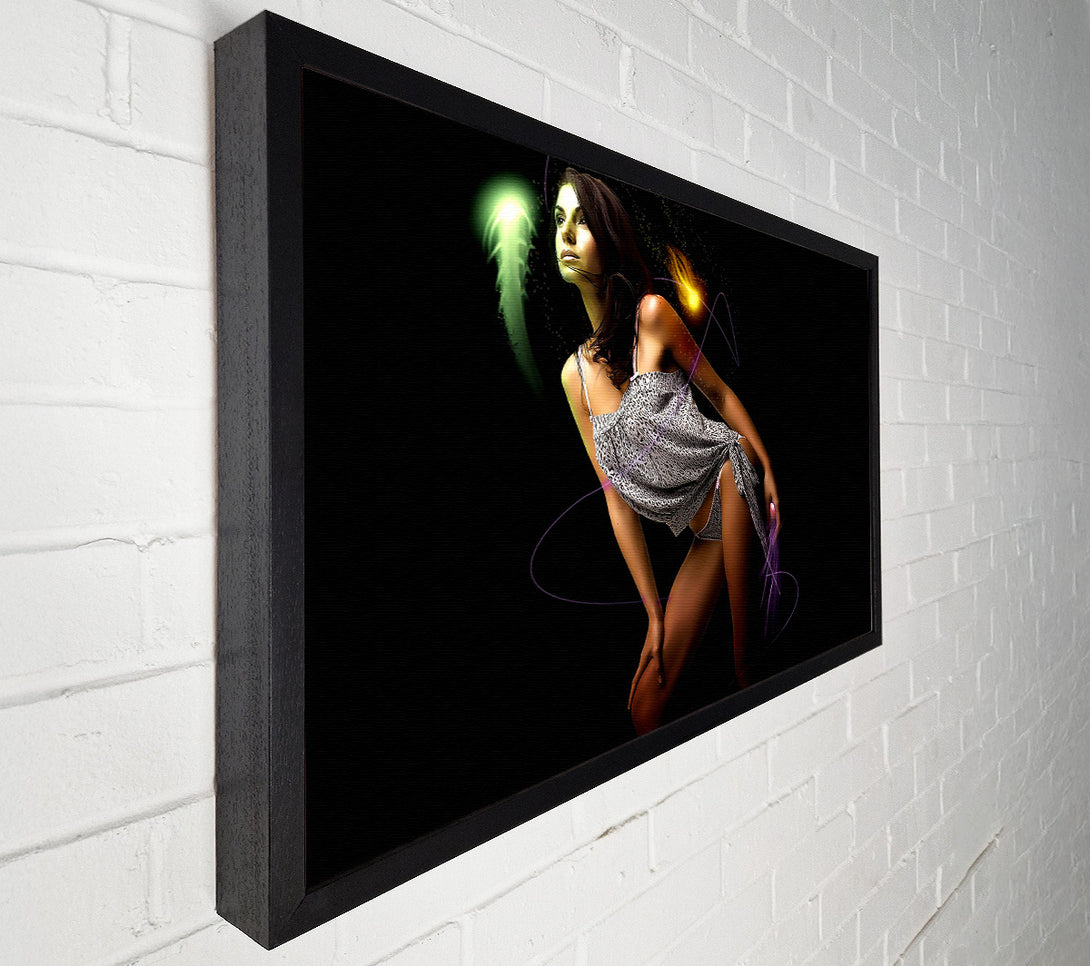  A Canvas Print of Fantasy Winged Girl Canvas Wall Art