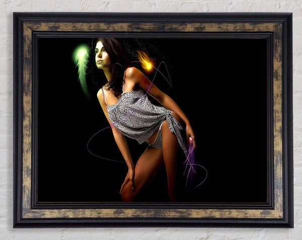 Fantasy Winged Girl Framed Print