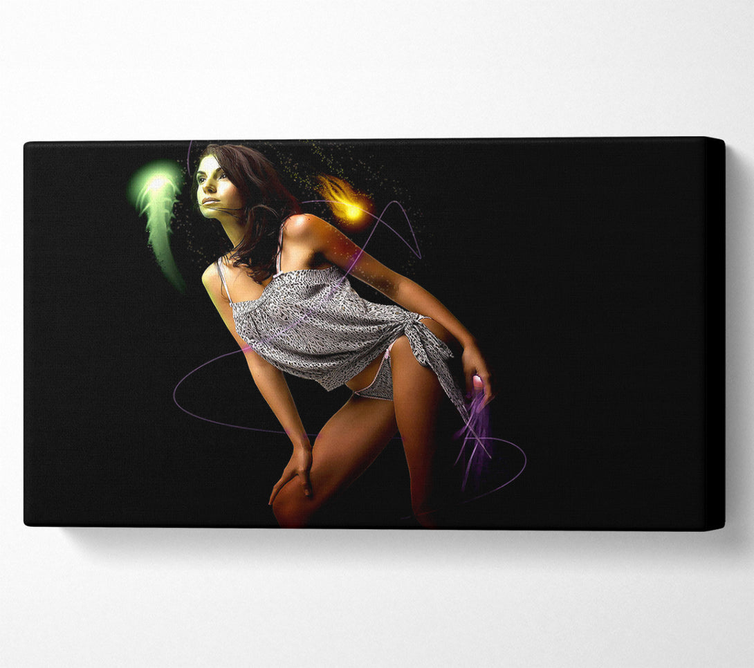  A Canvas Print of Fantasy Winged Girl Canvas Wall Art