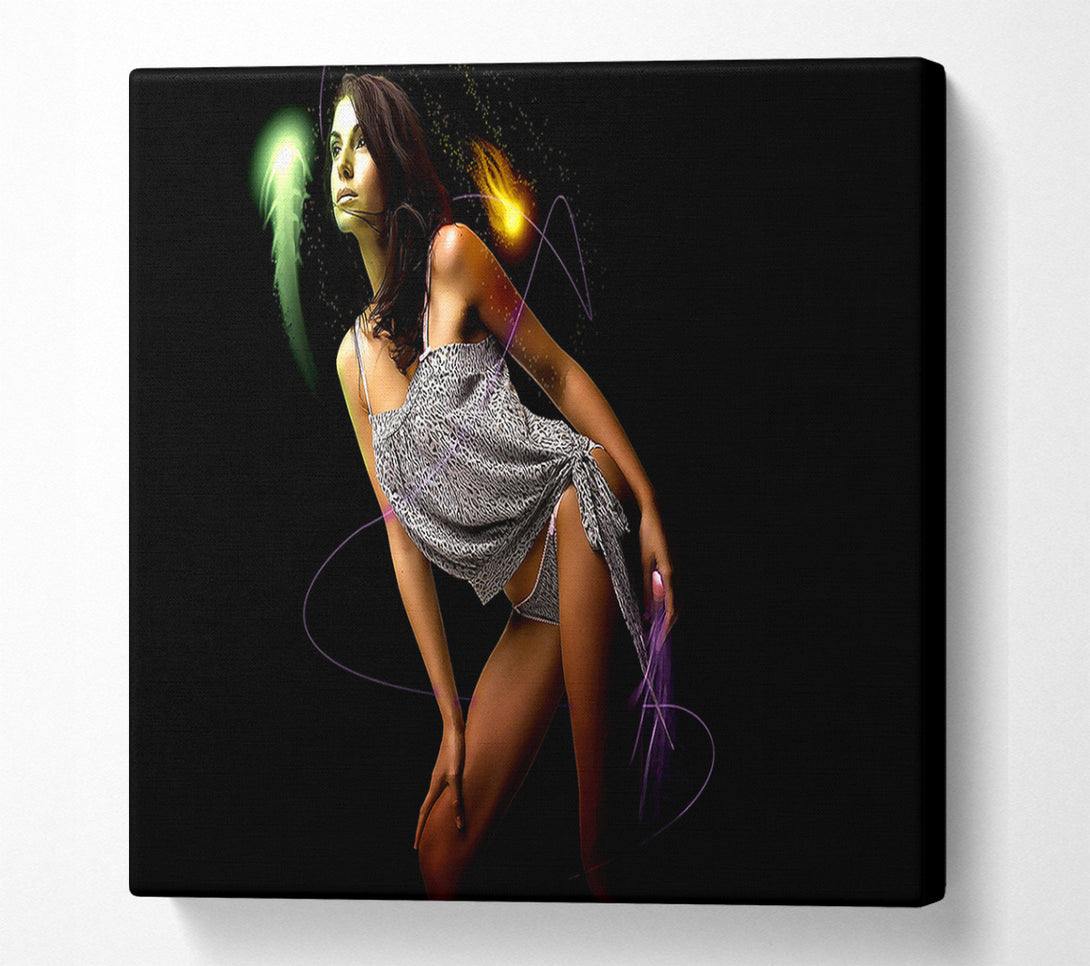  A Canvas Print of Fantasy Winged Girl Canvas Wall Art