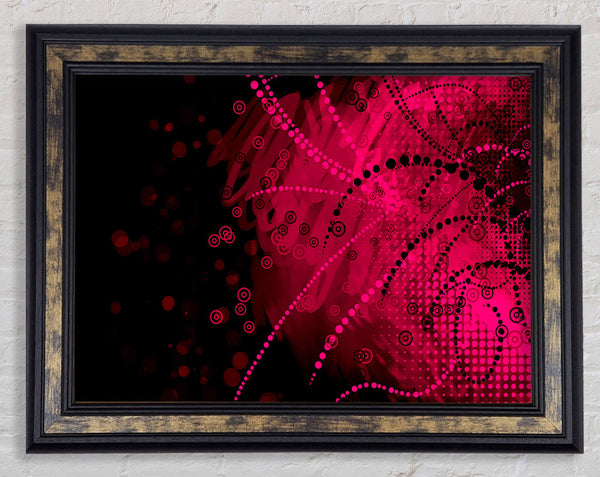 Pink Dark Framed Print