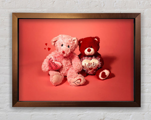 Happy Valentines Day Framed Print