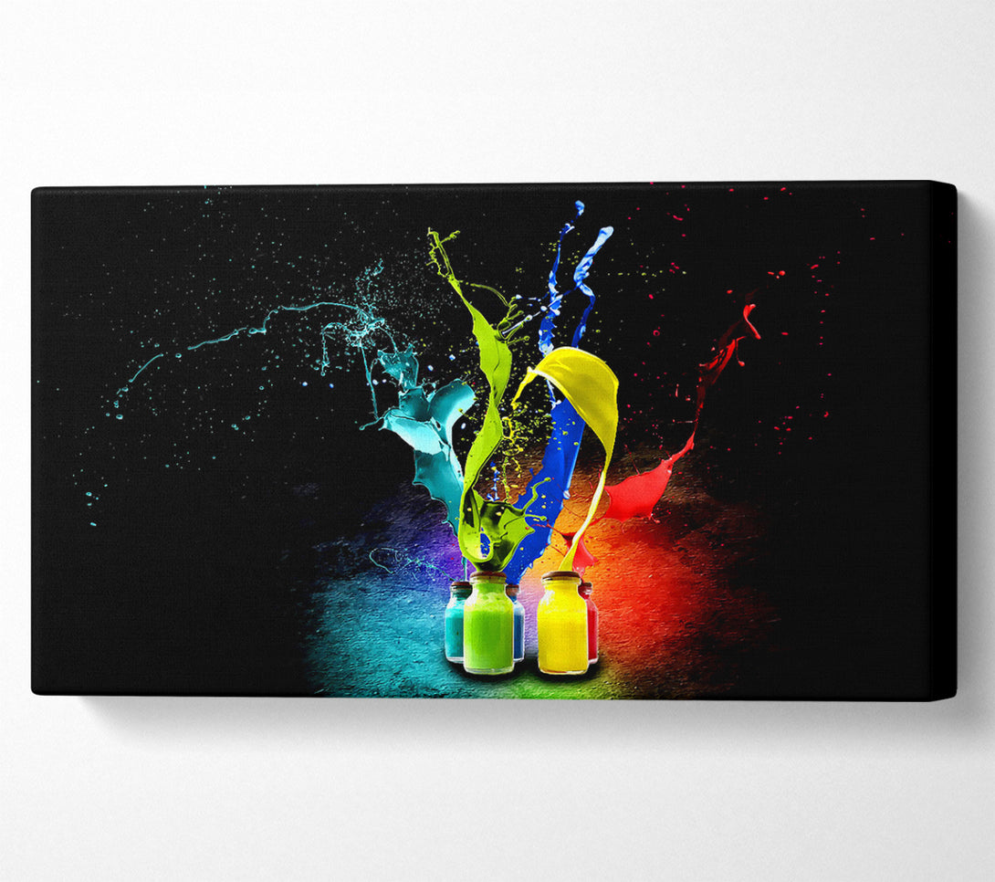  A Canvas Print of Splash Of Colours Canvas Art