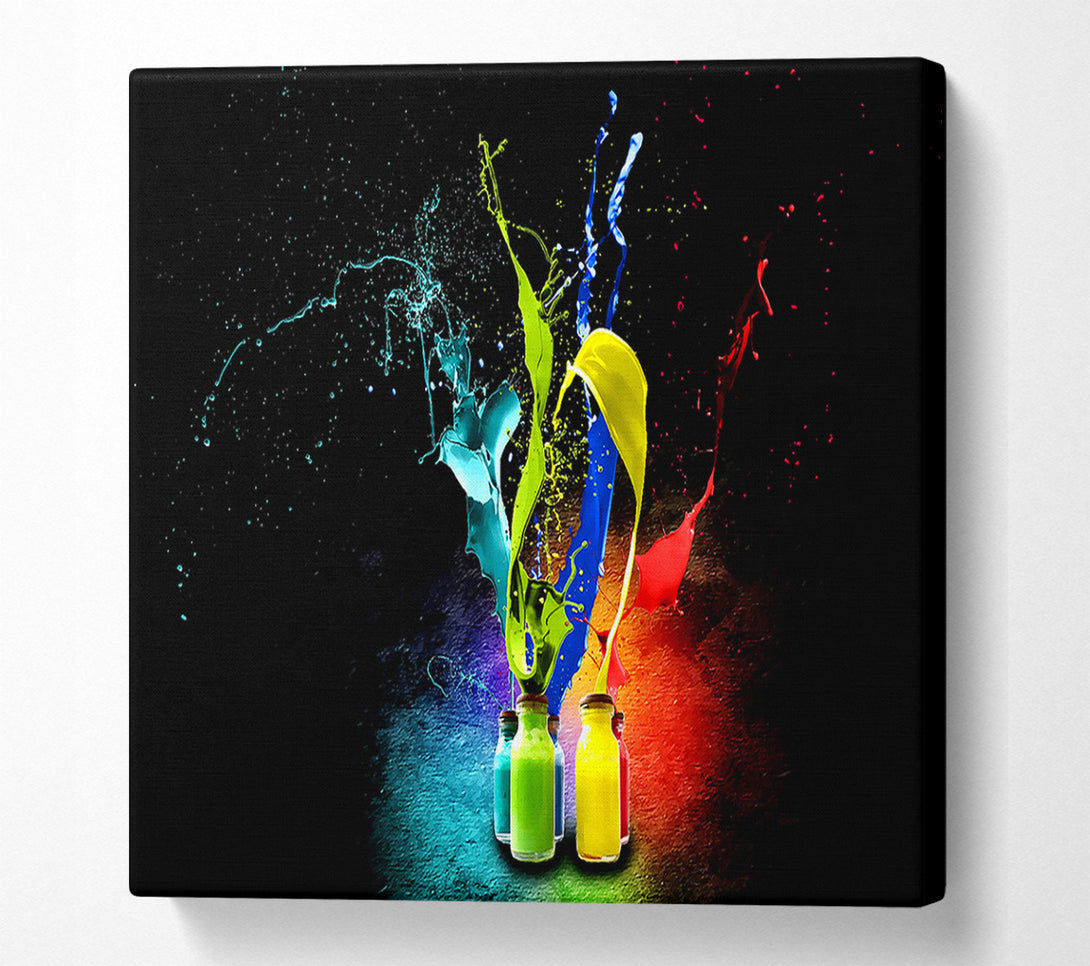  A Canvas Print of Splash Of Colours Canvas Art